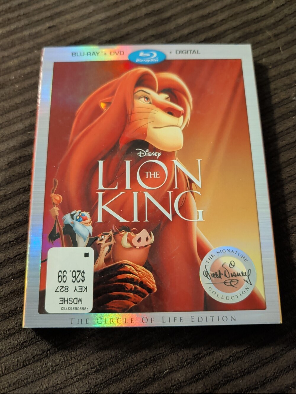 The Lion King (Blu-ray, DVD, Digital) - Includes Limited Edition Film Frames